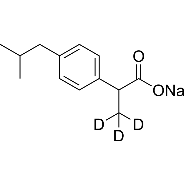 Ibuprofen-d3 sodium ((±)-Ibuprofen-d3 (sodium)) 1219805-09-0